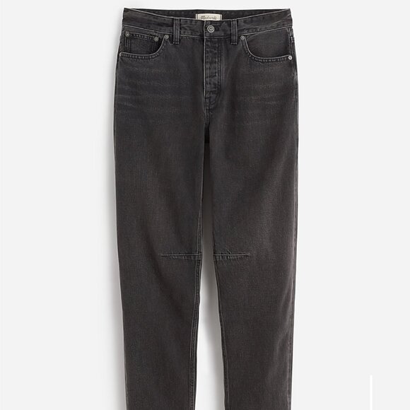 The Darted Barrel-leg Jean, Madewell, Size 27, washed black - Picture 1 of 1
